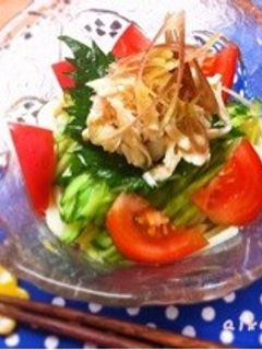 鶏ささみのレモン風味サッパリ冷やしうどん-レシピのメイン写真