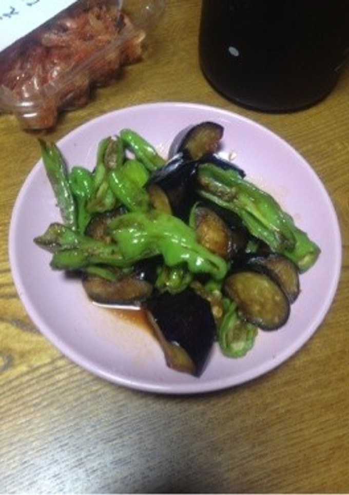 ししとうとなすの醤油いため-レシピのメイン写真
