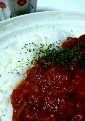 冷蔵庫のお掃除！トマトカレー-レシピのメイン写真
