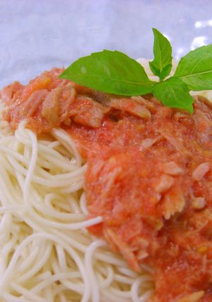 冷え冷えっ☆とまとシャーベットそうめん♪-レシピのメイン写真