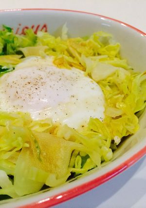 春キャベツの＊ふらいぱんたまご(^^)-レシピのメイン写真