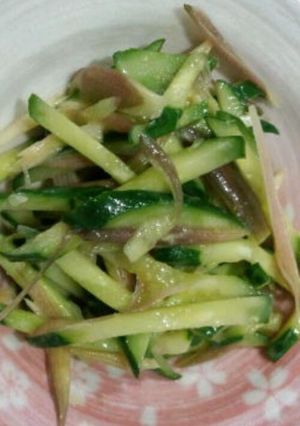 みょうがときゅうりの和え物-レシピのメイン写真