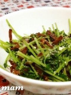5分で!★豆苗カリカリベーコンソテー-レシピのメイン写真