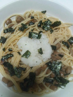 納豆おろしにんにく入りパスタ♪-レシピのメイン写真