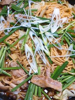 ホットプレートで簡単!和風カレー焼きそば-レシピのメイン写真