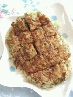 『離乳食完了期☆もずくのお好み焼き』-レシピのメイン写真