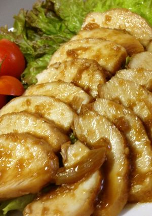 鶏のムネ肉でチャーシュー-レシピのメイン写真