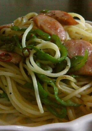 昆布茶で作ろうペペロンチーノ！-レシピのメイン写真