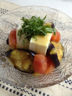 茄子とトマトの冷え冷え!冷奴-レシピのメイン写真