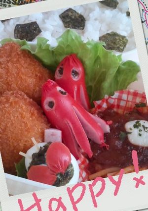 簡単。赤色ウインナーでタコ怪人？！-レシピのメイン写真