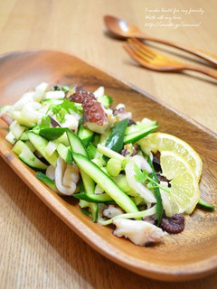 たことセロリのエスニックサラダ-レシピのメイン写真