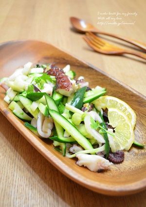 たことセロリのエスニックサラダ-レシピのメイン写真