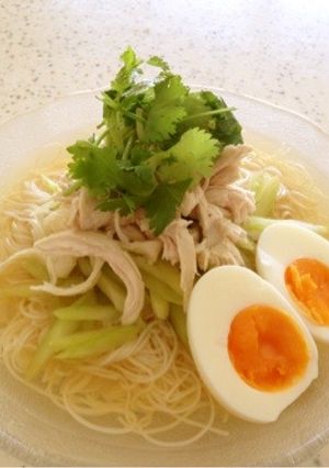 冷たい☆エスニック風汁そうめん-レシピのメイン写真