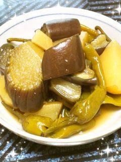 お鍋一つで☆彡なすとししとうの炒め煮-レシピのメイン写真