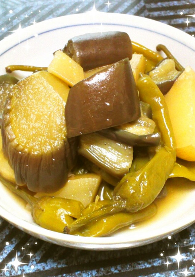 お鍋一つで☆彡なすとししとうの炒め煮-レシピのメイン写真