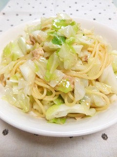 簡単ランチに♪ツナとキャベツの和風パスタ-レシピのメイン写真