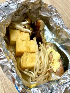 秋鮭ときのこと厚揚げのホイル焼き♪-レシピのメイン写真