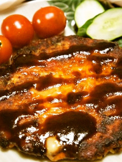 野菜嫌いでもOK!夏野菜ハンバーグ-レシピのメイン写真