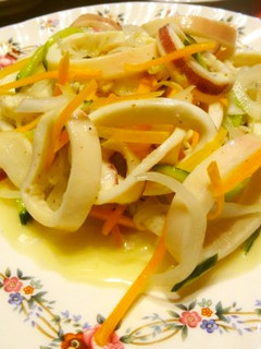 イカと野菜のあっさりマリネ-レシピのメイン写真