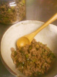 ひき肉の香味しぐれ煮-レシピのメイン写真