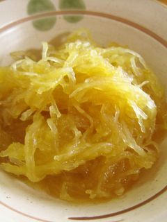 作って楽しい!そうめんかぼちゃの酢の物-レシピのメイン写真