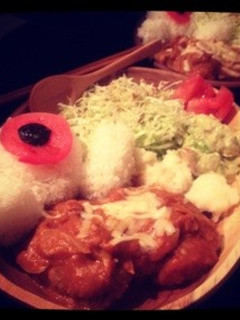 目玉のオヤジ入り煮込みハンバーグ(笑)-レシピのメイン写真