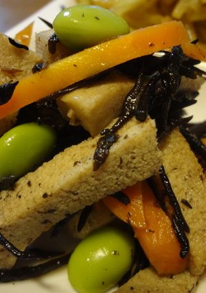 ✫高野豆腐とひじきの炒め煮⋆枝豆入り✫-レシピのメイン写真