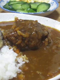 ハンバーグ・カレー-レシピのメイン写真