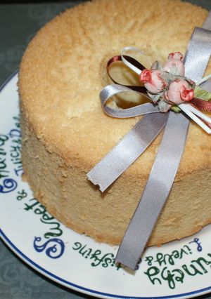 きな粉＆豆乳のシフォンケーキ♪-レシピのメイン写真