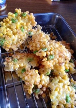 旬のとうもろこしと枝豆のかき揚げ-レシピのメイン写真