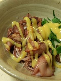 ほたるイカの酢味噌和え♪-レシピのメイン写真