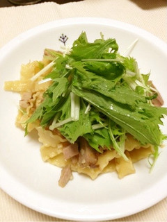 チャーシュー&タレde和風うまパスタ♪-レシピのメイン写真