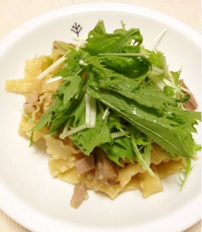 チャーシュー&タレde和風うまパスタ♪-レシピのメイン写真