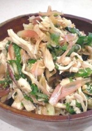 鶏胸肉のポン酢蒸し 薬味和え-レシピのメイン写真