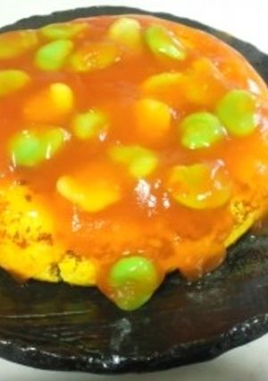 にんじんとおからのあんかけオムレツ-レシピのメイン写真