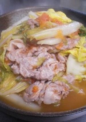 白菜と豚肉のトマト煮-レシピのメイン写真
