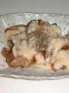 【鶏皮のから揚げ トロロカレー風味】-レシピのメイン写真