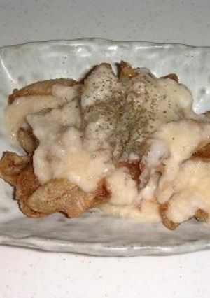 【鶏皮のから揚げ　トロロカレー風味】-レシピのメイン写真