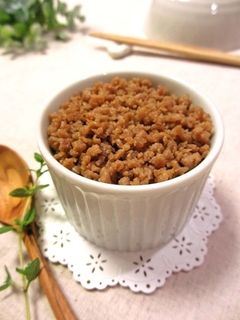 みんな大好き♪甘辛*鶏そぼろ-レシピのメイン写真