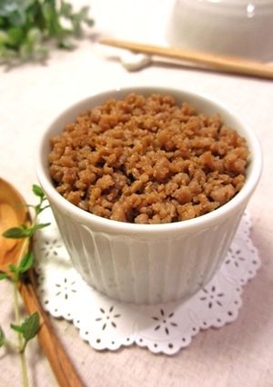 みんな大好き♪甘辛＊鶏そぼろ-レシピのメイン写真