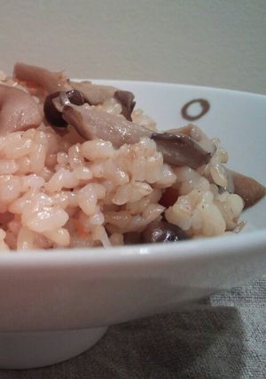 玄米きのこご飯-レシピのメイン写真