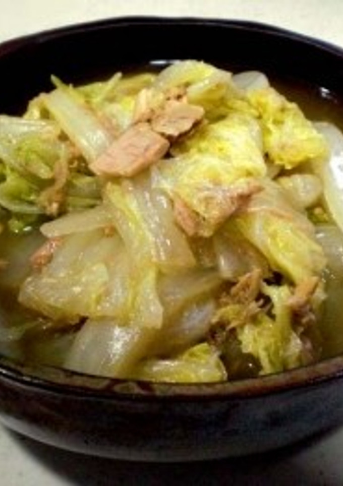 白菜とツナの炊き合わせ-レシピのメイン写真