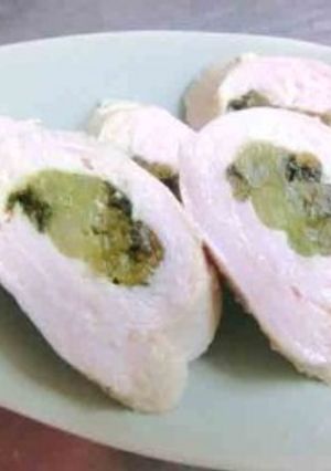 野沢菜の鶏胸肉巻-レシピのメイン写真