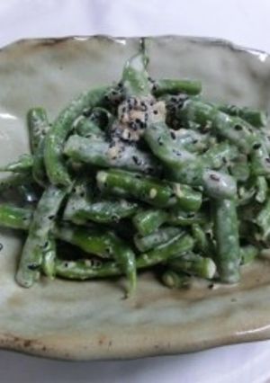いんげん豆のゴママヨ和え-レシピのメイン写真