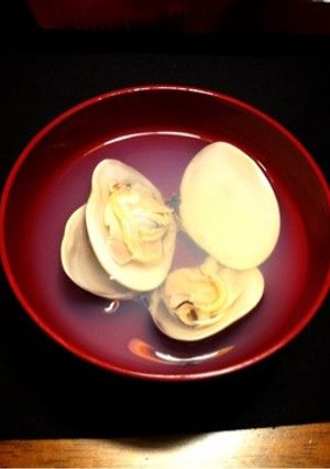 はまぐりのお吸物椀-レシピのメイン写真