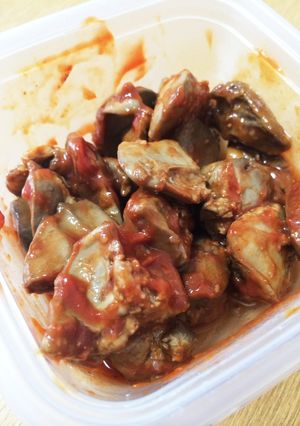私の鶏レバーのケチャップ煮-レシピのメイン写真