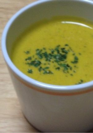 野菜の甘み**冷製かぼちゃポタージュ-レシピのメイン写真