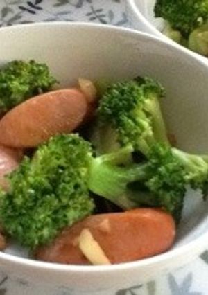 ブロッコリーのにんにく炒め-レシピのメイン写真