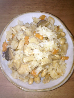 大豆の炊き込みご飯-レシピのメイン写真