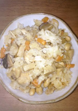 大豆の炊き込みご飯-レシピのメイン写真